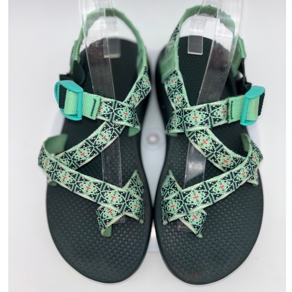 CHACO Sandal Shoe Women's ZX2 Classic Green Hiking Shoe Festival Lotus Pine 7